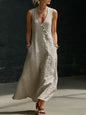 Women’s V-Neck Cross-Over Shirt and Wide-Leg Pants Set FitiqueFit
