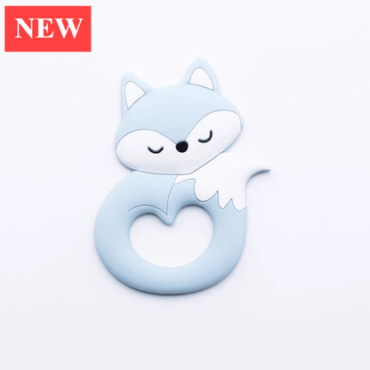 New Sets Baby Silicone Teether Rodent Silicone Animal Fox Teeth Chew Children Goods Stevvex