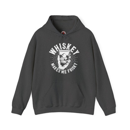 Whiskey Makes Me Frisky Hooded Sweatshirt The Devil's Pickle