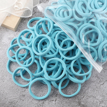50pcs/Set Women   Basic Hair Bands 1.57inch Simple Solid Colors Elastic Headband Hair Ropes Ties Hair Accessories Ponytail Holder NovaCart