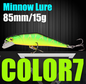 AFISHLURE Fishing Lure Wobblers Trout  85mm/15g Minnow  Hard Baits Iscas Artificial Pesca Leurre
