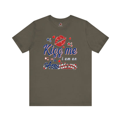Kiss Me I Am An American T-Shirt The Devil's Pickle