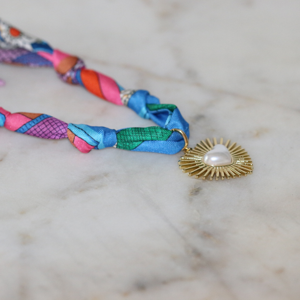 Summer Love Scarf Necklace Deep South Originals