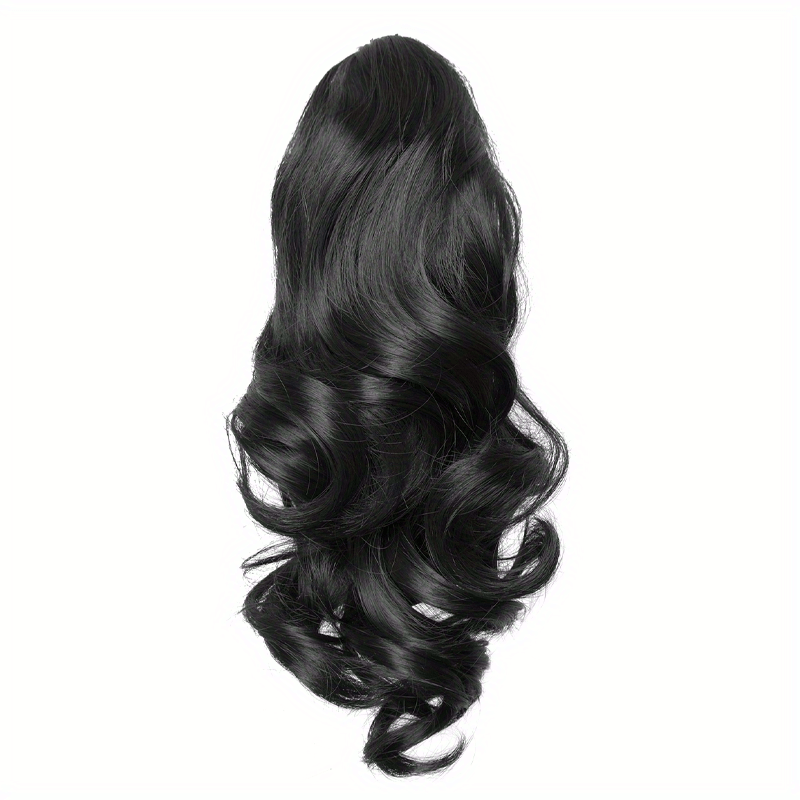Claw Clip In Body Wave Hair Extensions Long Curly Wavy Ponytail Hair Extensions Synthetic Hair Pieces for Women Girls, Quick Hairstyle, Clip In Hair, Fashionable Wig, Loose Wave, Durable Clipins, Highquality Extensions, Wavy NovaCart