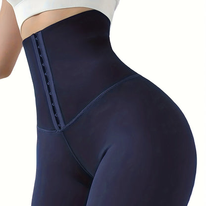 Women'S High-Waist Double-Breasted Tummy Control Leggings - Thickened, Stretchy, Button Closure, Olive Green, Long Length, All-Season Skinny Jeans for Butt Lifting & Belly Smoothing, High Waisted Leggings, Butt Lifting Appare NovaCart