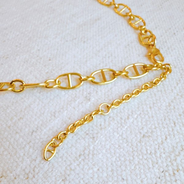 Golden Bit Linked Longer Chain Necklace Shop Style & More | Fresh Looks, Everyday Deals & Free Shipping