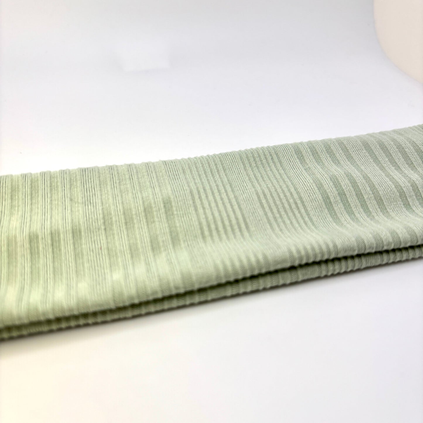 Sage Green Ribbed Knit Headband Enchanted Scrunch