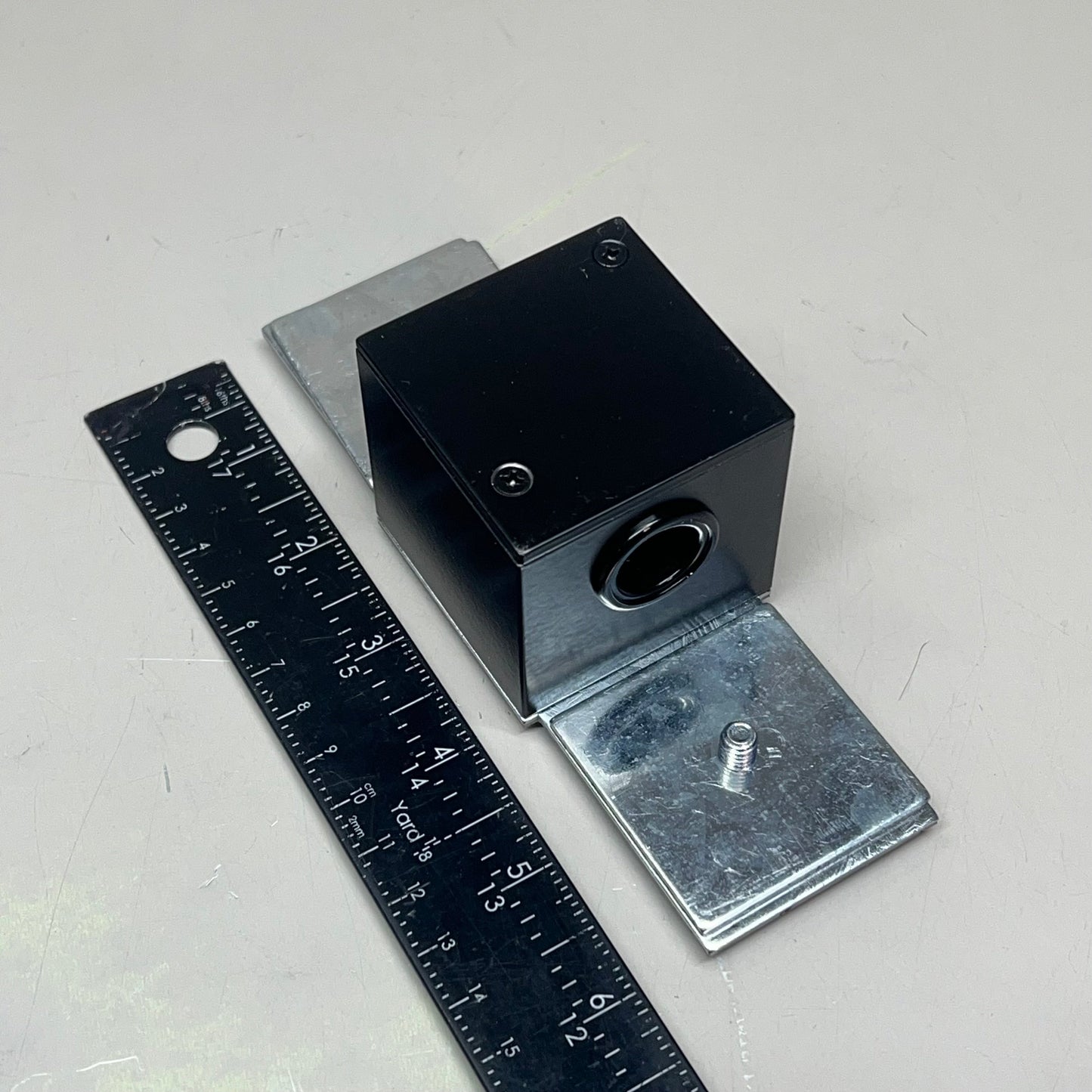 CONTECH (2 PACK) Straight Connector Track Lighting 2"x2" Black Finish LBC22-8-B PayWut