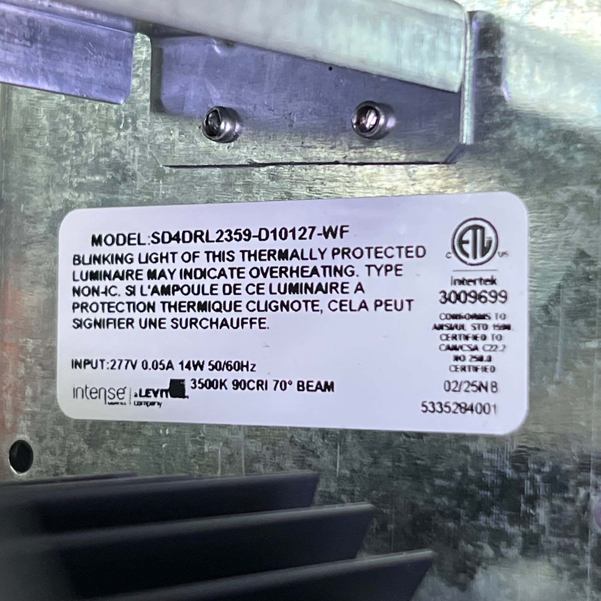LEVITON Intense Gravity Downlight Lighting, Grey SD4DRL2359-D10127-WF PayWut