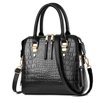 Luxe Alligator Leather Shoulder Bag - Stylish Premium Leather Bag for Women Country in My Heart