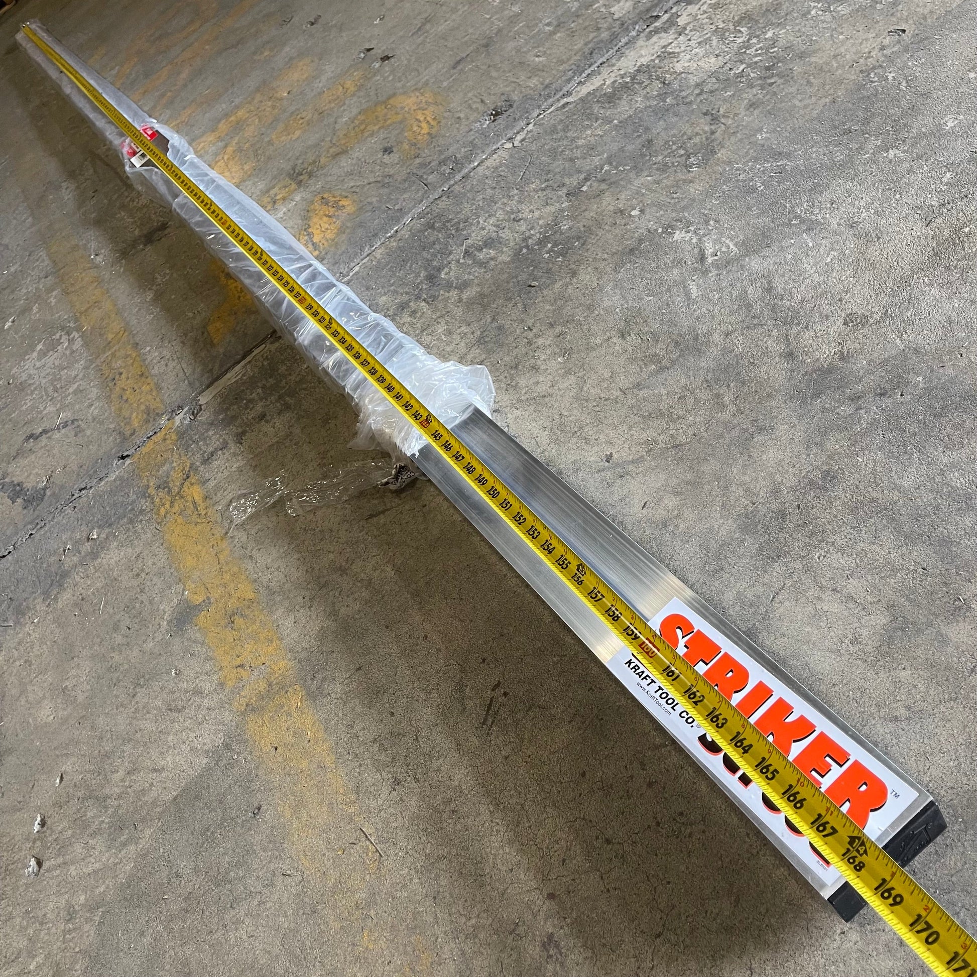 KRAFT TOOL CO. Striker Screed 168”x3-1/2”x1-1/2” ALUMINUM CC612AL PayWut