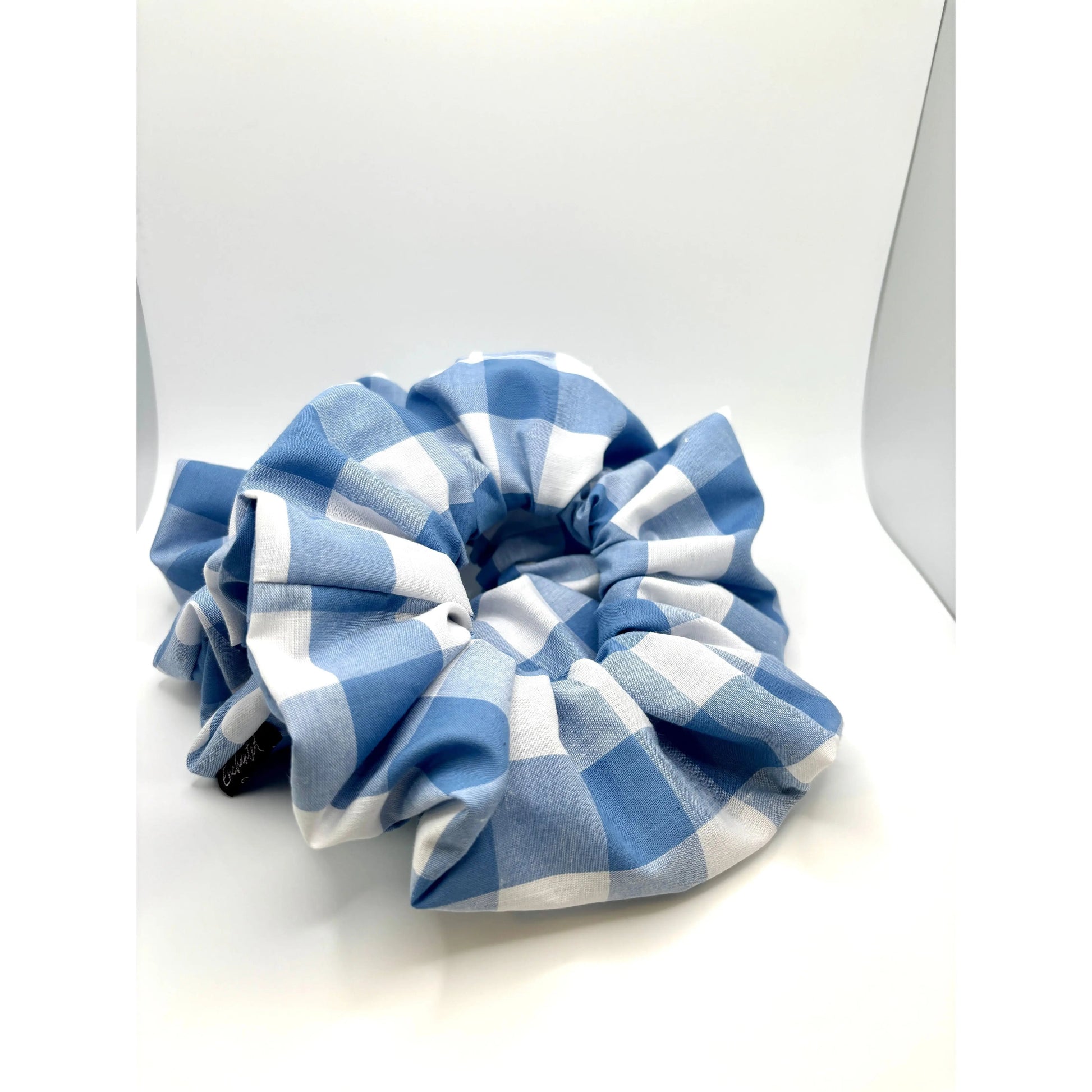 Blue Plaid Scrunchie Enchanted Scrunch