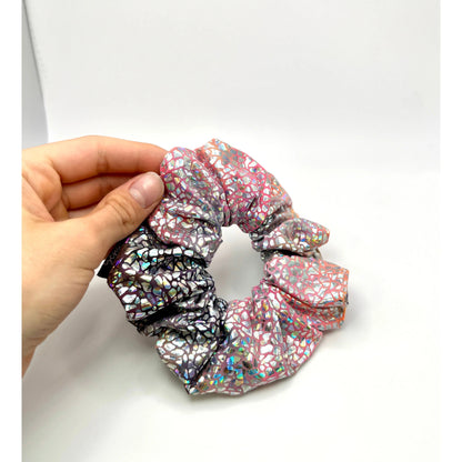 Mini Holographic Tie Dye Scrunchie Enchanted Scrunch