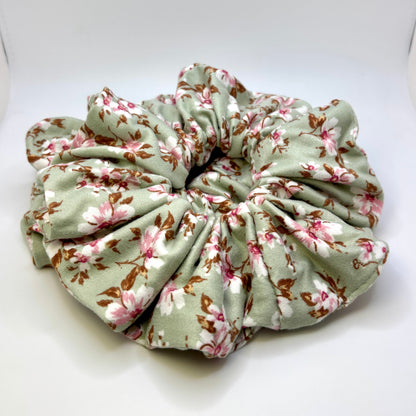 Pink Floral Sage Scrunchie Enchanted Scrunch