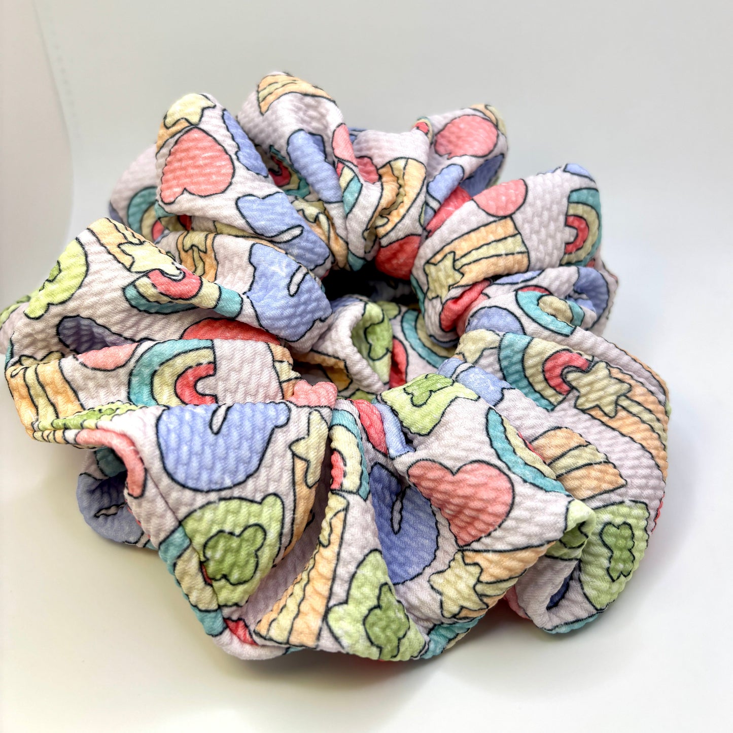Pink Lucky Charms Bullet Scrunchie Enchanted Scrunch