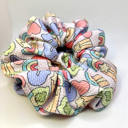 Pink Lucky Charms Bullet Scrunchie Enchanted Scrunch