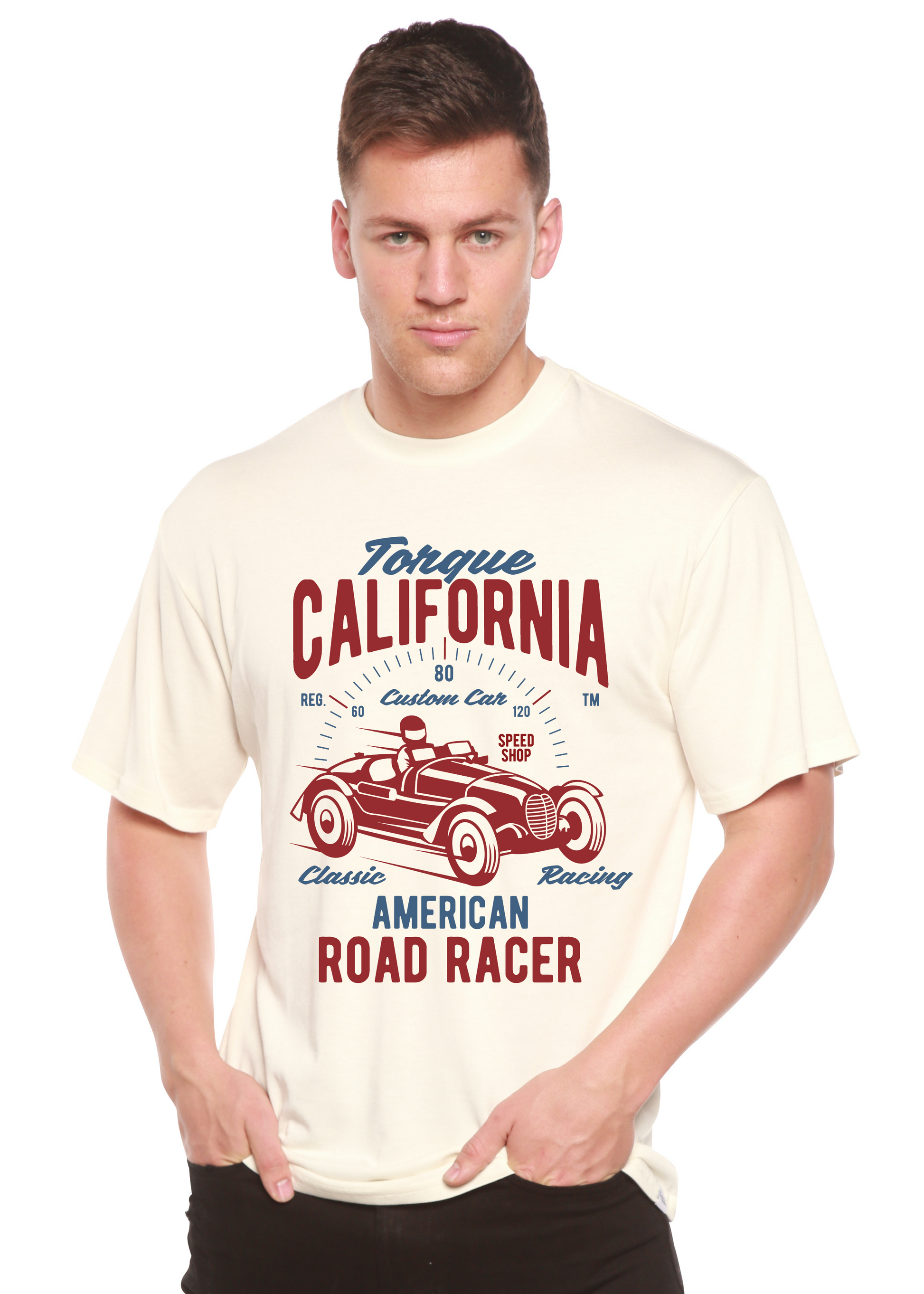 Torque California Spun Bamboo® Men's Bamboo Viscose/Organic Cotton Short Sleeve Graphic T-Shirt Spun Bamboo