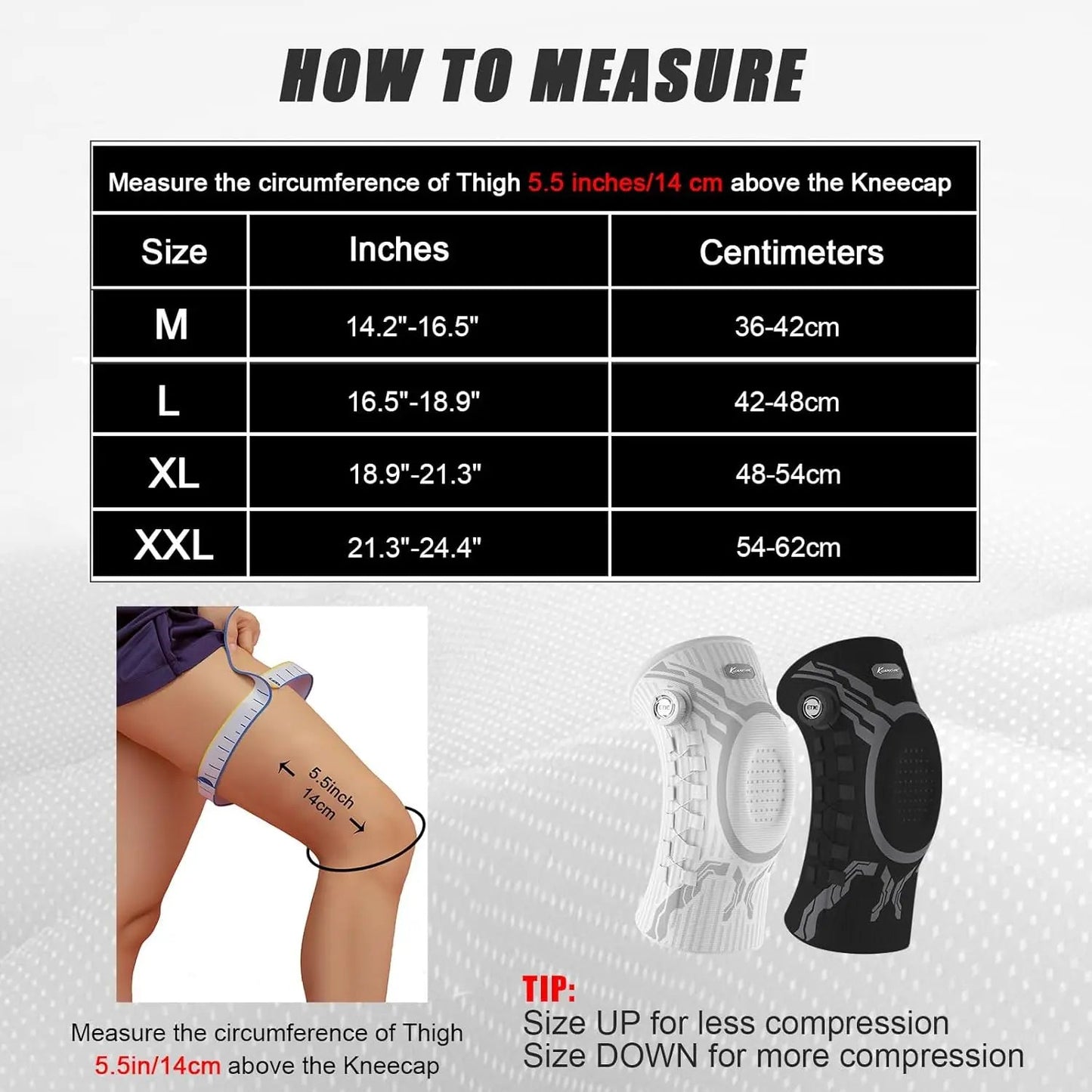 Adjustable Knee Brace with Patella Support Stabilizer ViralGalleria.com