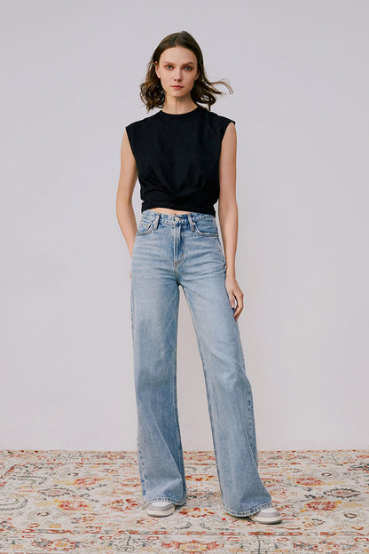 Angeles High Rise Baggy Jeans HJ103 Hey Joanie