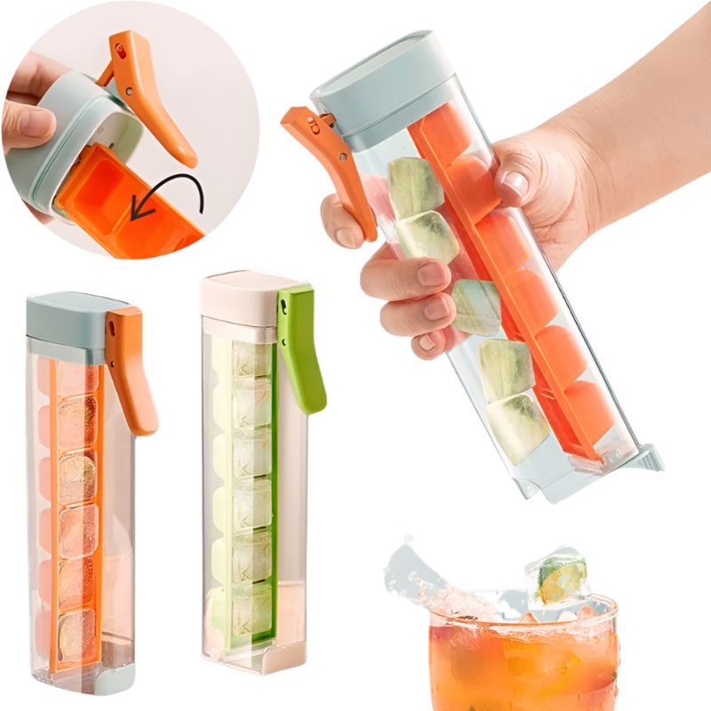 Ice Cube Maker Handle Tray ViralGalleria.com