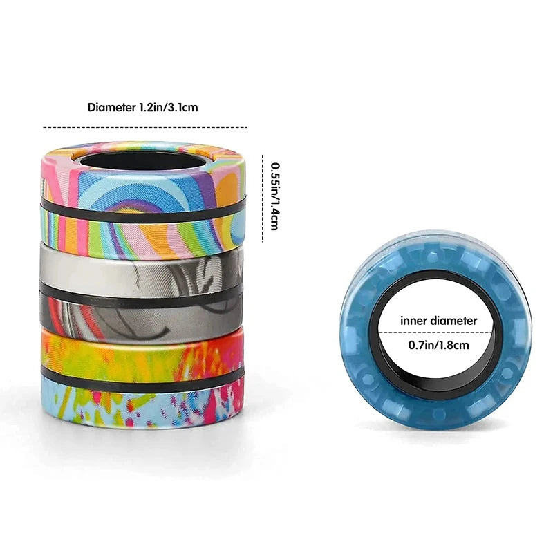 Magnetic Rings Fidget Toy ViralGalleria.com