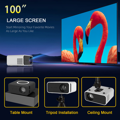 Mini LED Wireless Projector ViralGalleria.com