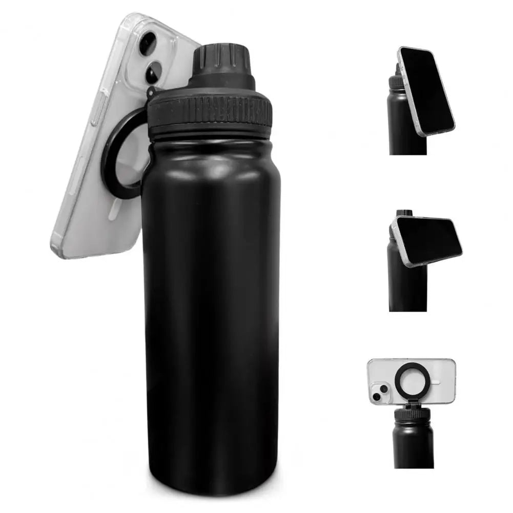 Insulated Water Bottle with Phone Mount ViralGalleria.com