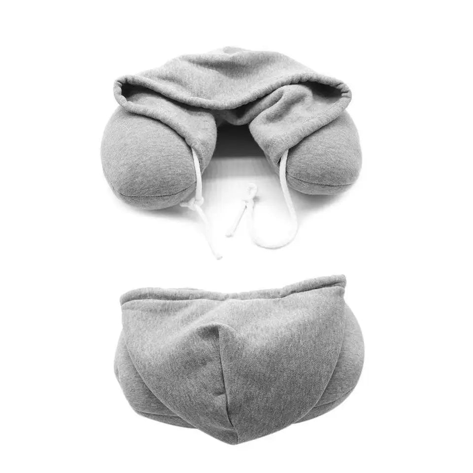 Hooded Travel Neck Pillow ViralGalleria.com