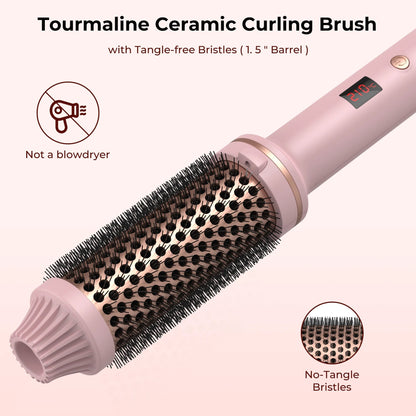 Ceramic Hair Curler Brush ViralGalleria.com