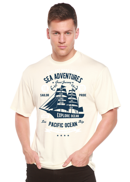 Sea Adventures Spun Bamboo® Men's Bamboo Viscose/Organic Cotton Short Sleeve Graphic T-Shirt Spun Bamboo
