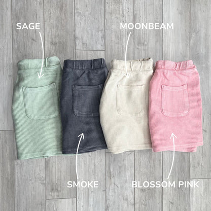 Blossom Pink Corded Shorts Ivy + Cloth
