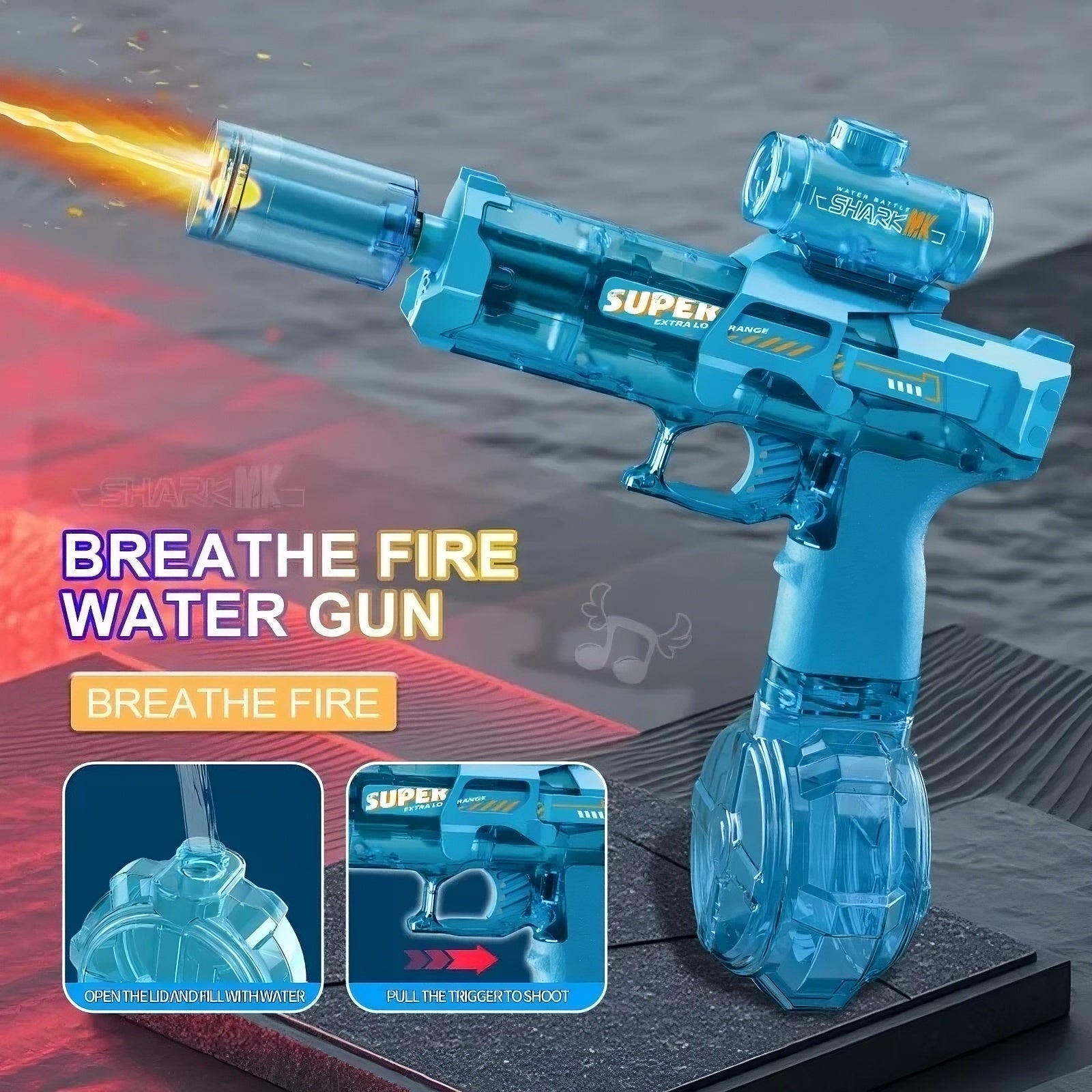 Glow LED Water Gun ViralGalleria.com