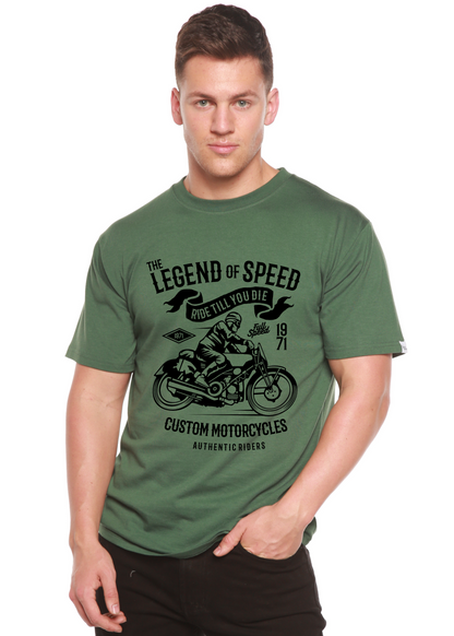 The Legend of Speed Spun Bamboo® Men's Bamboo Viscose/Organic Cotton Short Sleeve Graphic T-Shirt Spun Bamboo