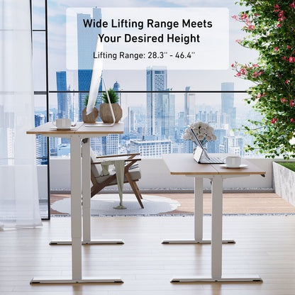 DeerRun®Electric Standing Desk, 39 x 23 Inches Height Adjustable DeerRun®