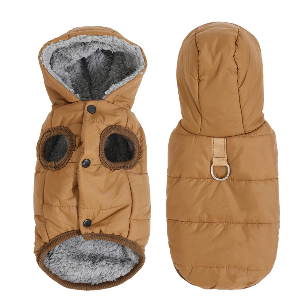 Cozy Hooded Pet Jacket ViralGalleria.com