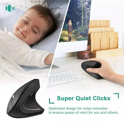 Vertical Ergonomic Wireless Mouse ViralGalleria.com