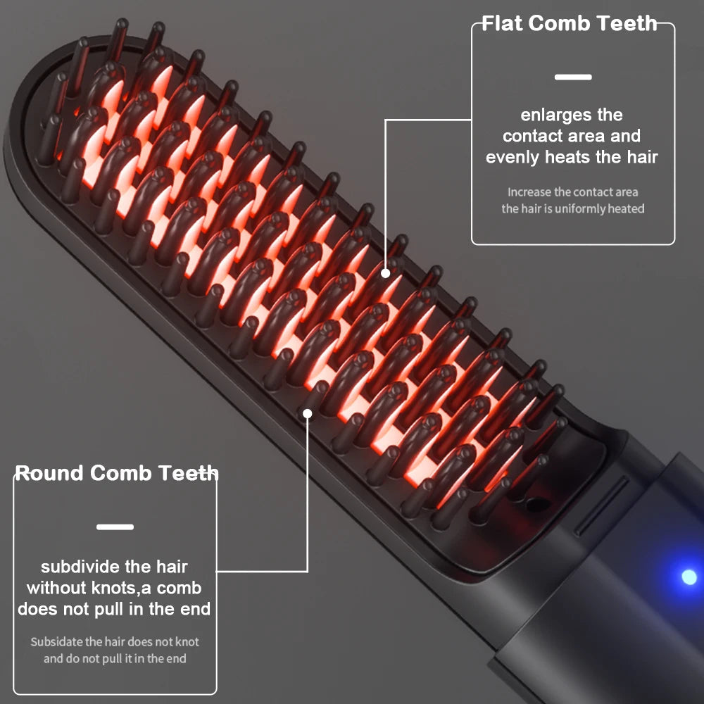 Cordless Beard Straightener for Men ViralGalleria.com