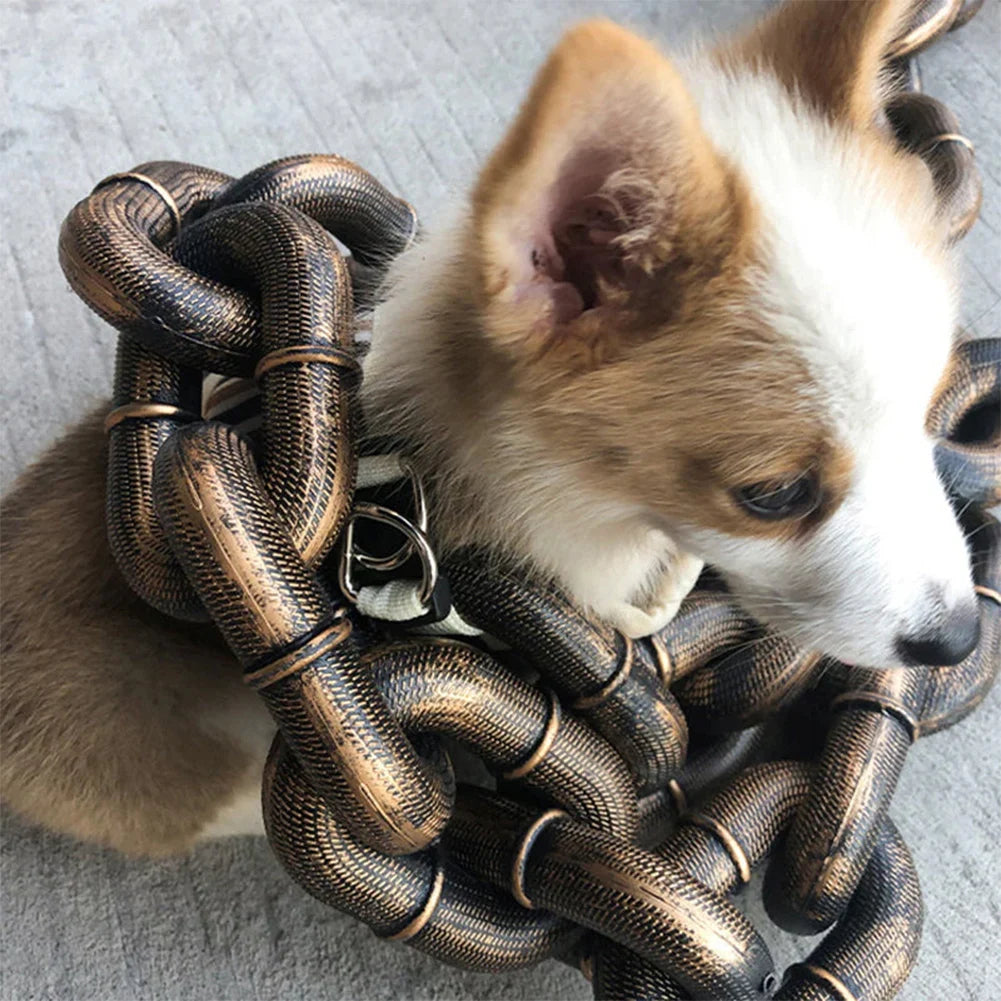 Funny Dog Chain Leash ViralGalleria.com