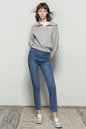 Two Shots High Rise Straight Crop Jeans HJ013 Hey Joanie