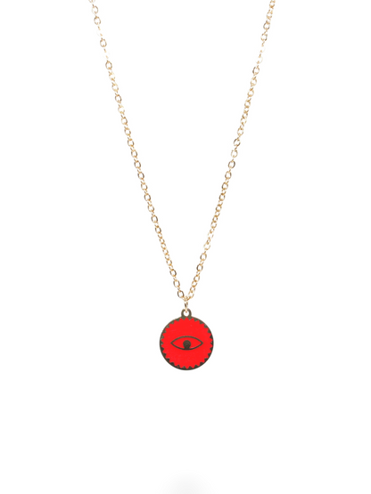 Eye Pendant Necklace LUNAR VINES