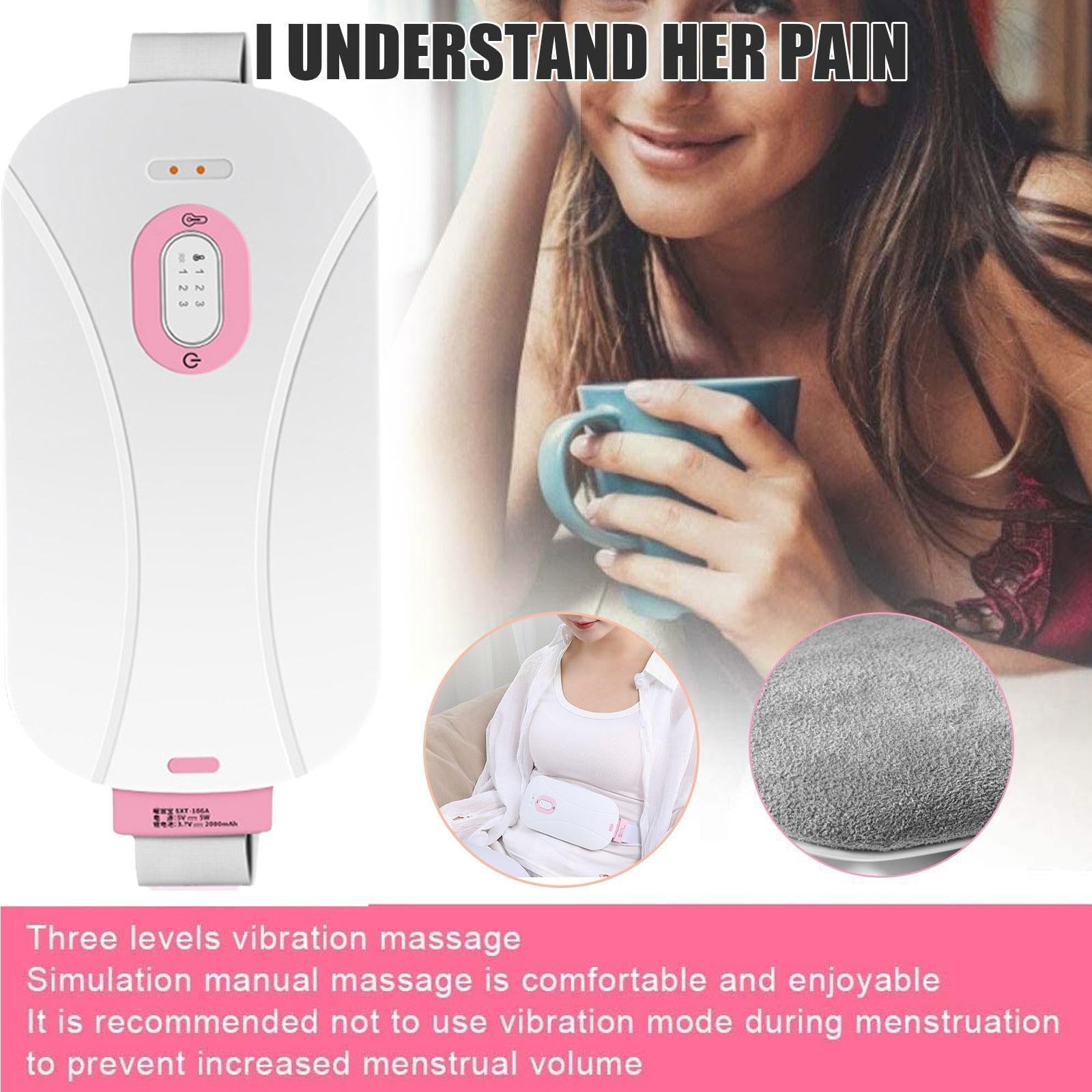 Portable Menstrual Cordless Electric Heating Pad ViralGalleria.com