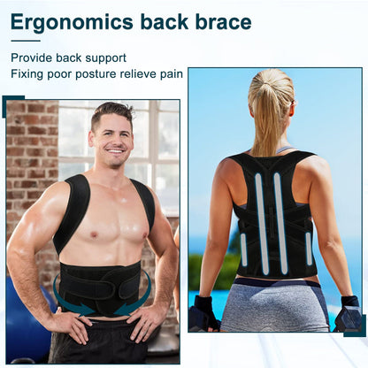 Back Posture Corrector for Men & Women with Lumbar support ViralGalleria.com