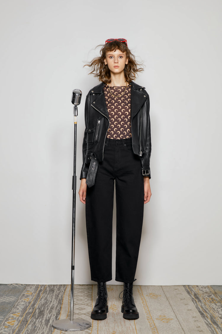 Queens Of Noise High Rise Barrel Jeans HJ026 [FINAL SALE] Hey Joanie