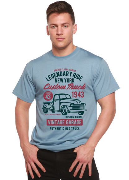 Legendary Ride Custom Truck Men's Bamboo Viscose/Organic Cotton Short Sleeve Graphic T-Shirt Spun Bamboo