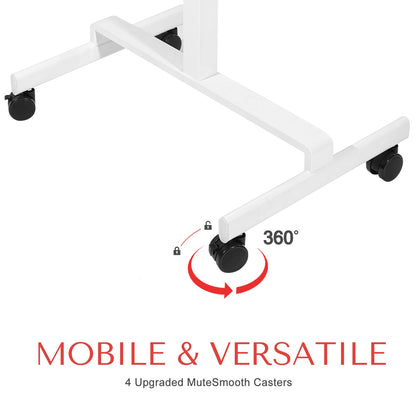 DeerRun® Adjustable Standing Desk - 31.5''L *18.9''W Large Rolling Laptop Desk for Treadmills DeerRun®