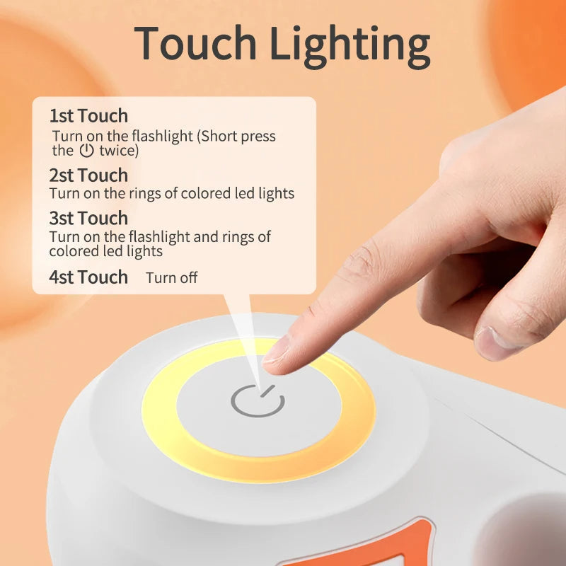 Automatic Retractable Luminous Dog Walking Rope ViralGalleria.com