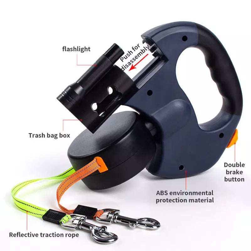 Retractable Pet Leash with Light ViralGalleria.com