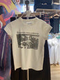 Classic Rock Graphic T Shirt Women Summer Round Neck Short Sleeve Cotton T Shirt