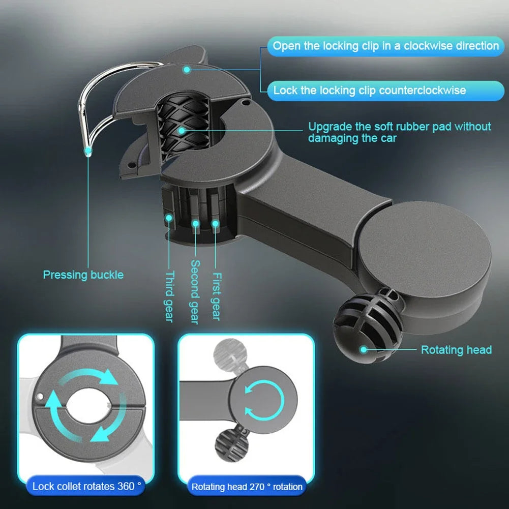 Dual-Head Fan for Car Seats ViralGalleria.com