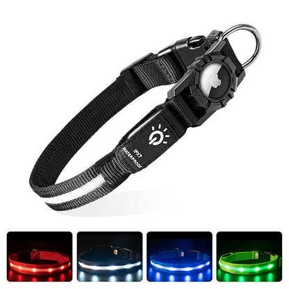LED Dog Collar with AirTag Holder ViralGalleria.com